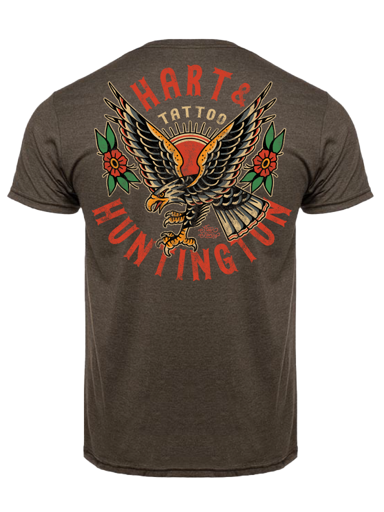H&H TATTOO Eagle Mens Tee