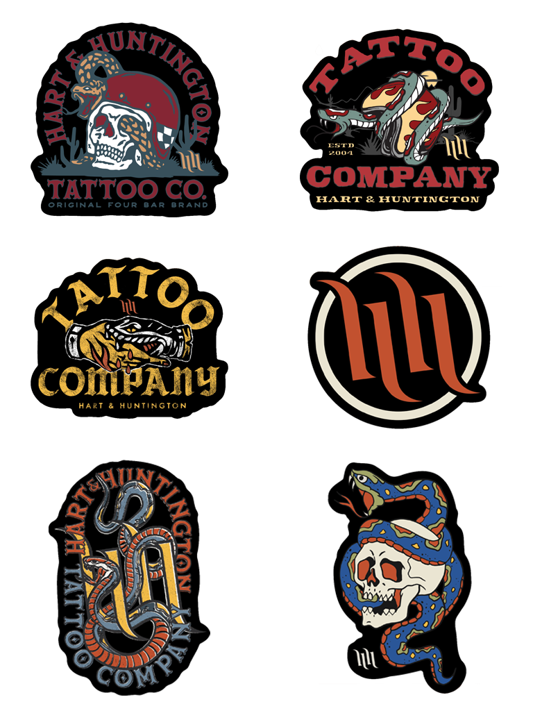 H&H TATTOO YOTS Sticker Pack