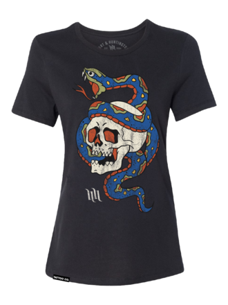 H&H TATTOO Serpent Womens Tee H&H TATTOO Serpent Womens Tee