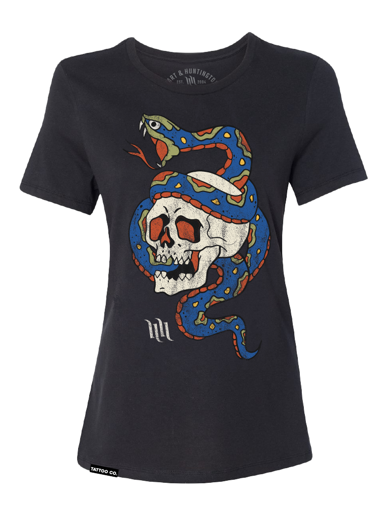 H&H TATTOO Serpent Womens Tee