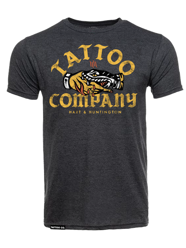 H&H TATTOO Snake Bite Mens Tee