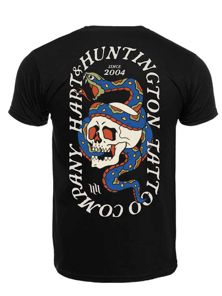 H&H TATTOO Serpent Mens Tee