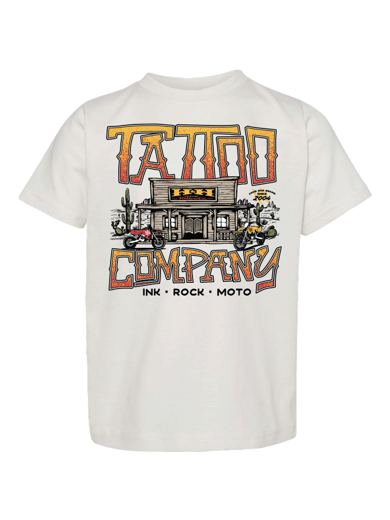 H&H TATTOO Lil Moto Saloon Youth Tee