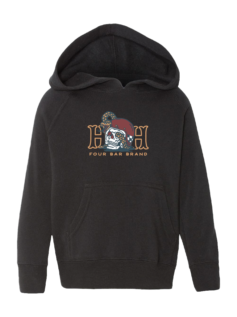 Lil Snakey Youth Hoodie - Hart & Huntington Tattoo Co.