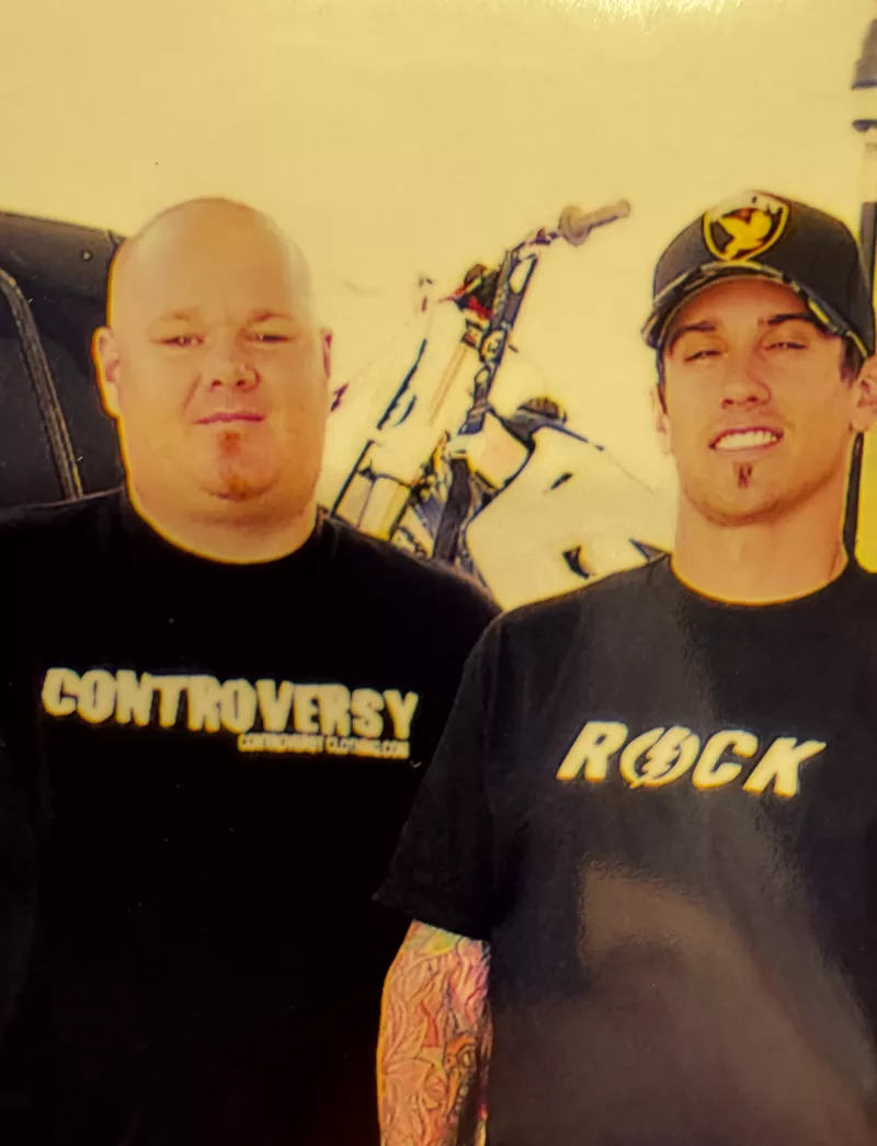 Big B and Carey Hart