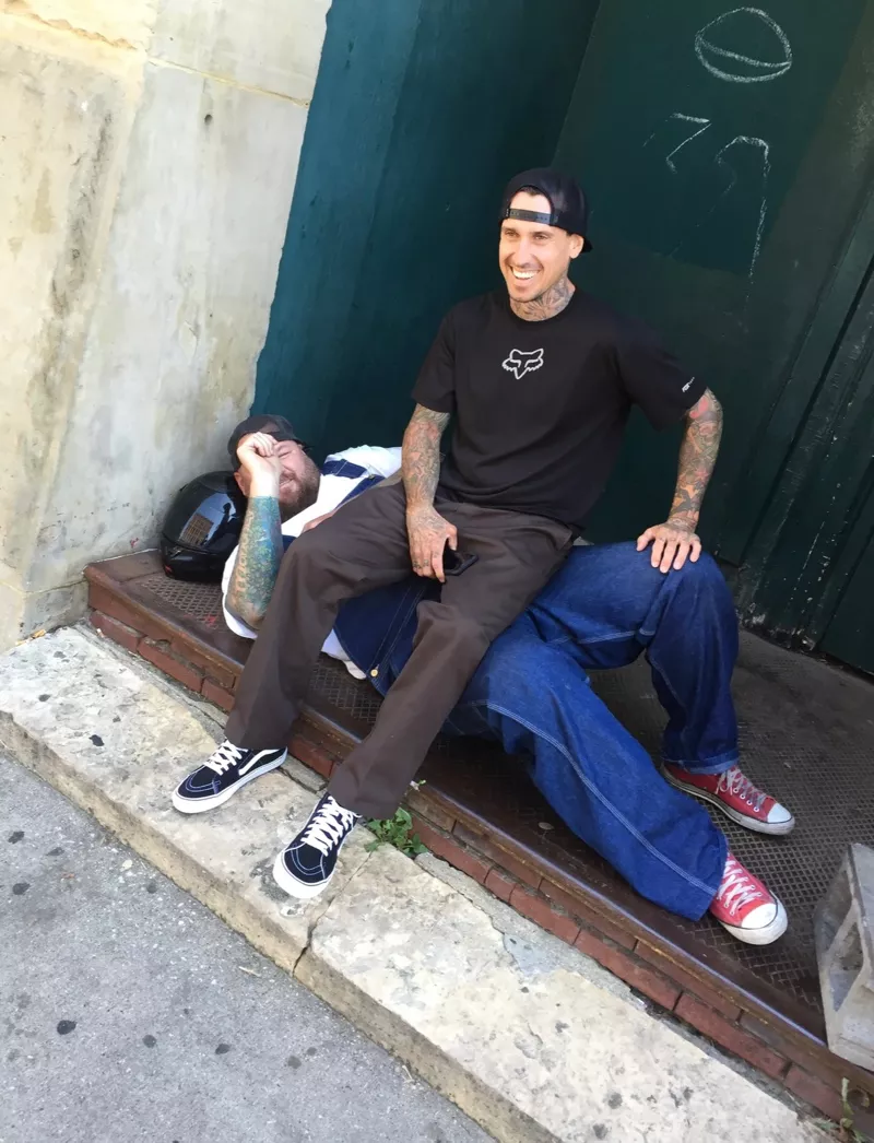 Big B and Carey Hart