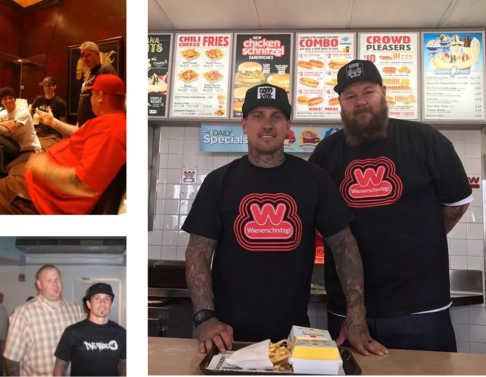 Big B and Carey Hart