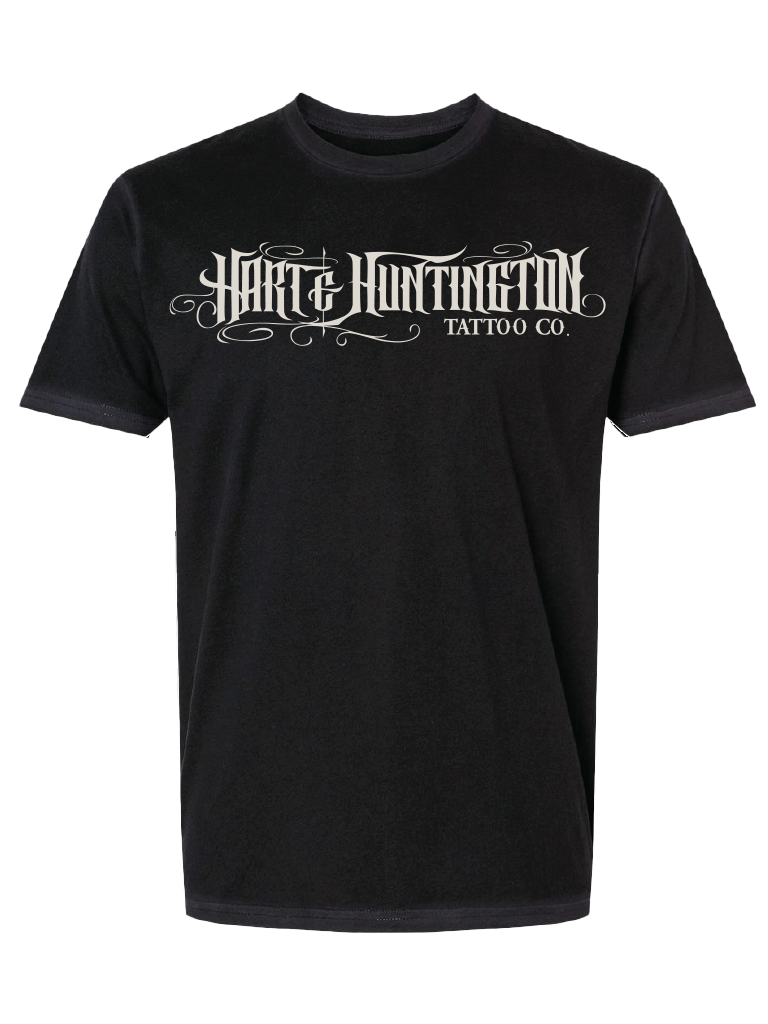 H&H TATTOO Scrawl Vintage Mens Tee