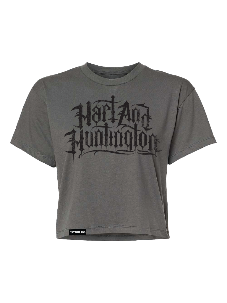 H&H TATTOO Barb Womens Crop Tee