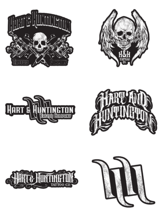 H&H TATTOO Vintage Sticker Pack