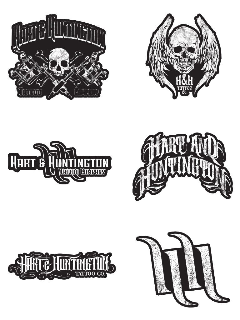 H&H TATTOO Vintage Sticker Pack