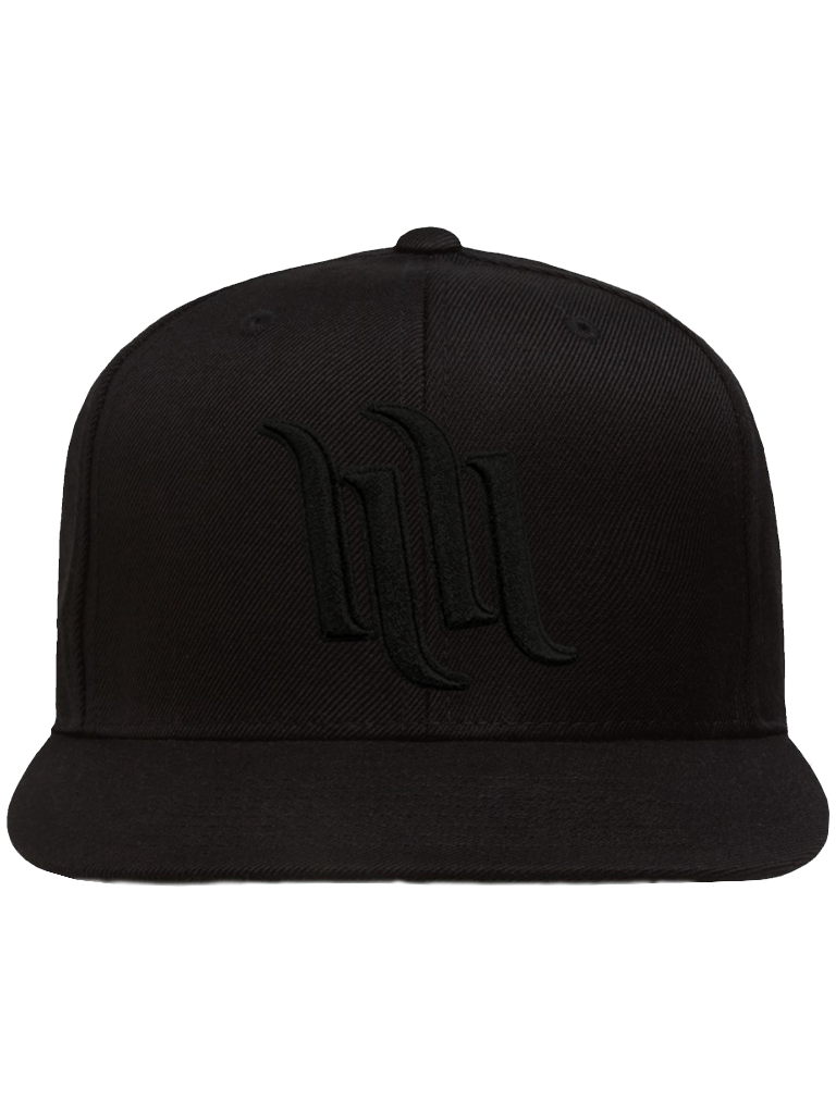 H&H TATTOO 4Bar Noir Snap Back Hat