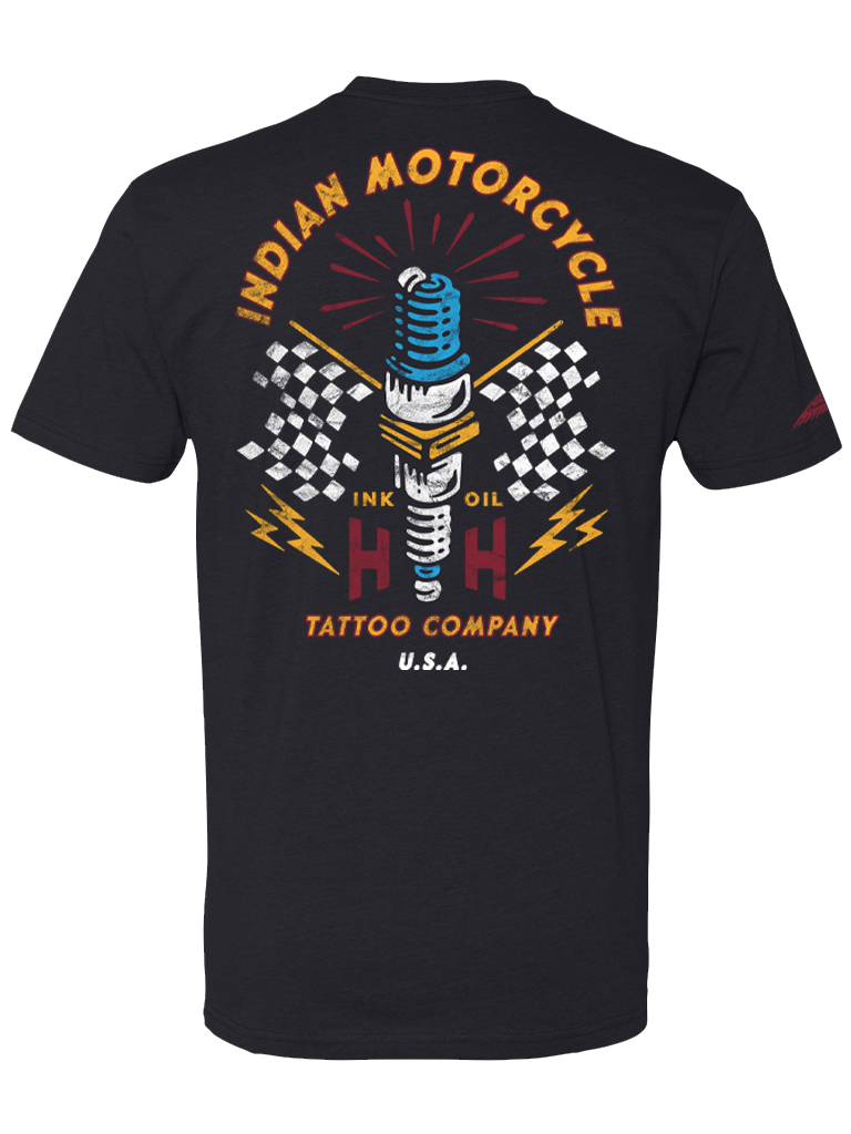 HH x IMC IMC x HH Spark Plug Tee