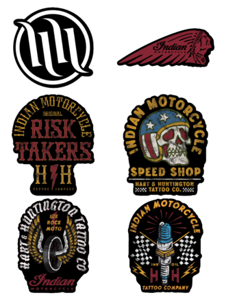 HH x IMC IMC x HH Sticker Pack Set of 6