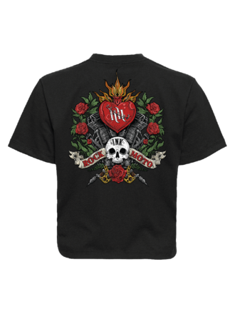 H&H TATTOO DLO Sacred Womens Crop Tee