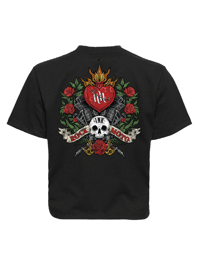 H&H TATTOO DLO Sacred Womens Crop Tee