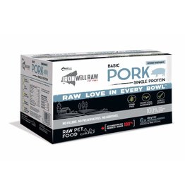 Iron Will Basic Pork 6lb Box (6 x 1lb)