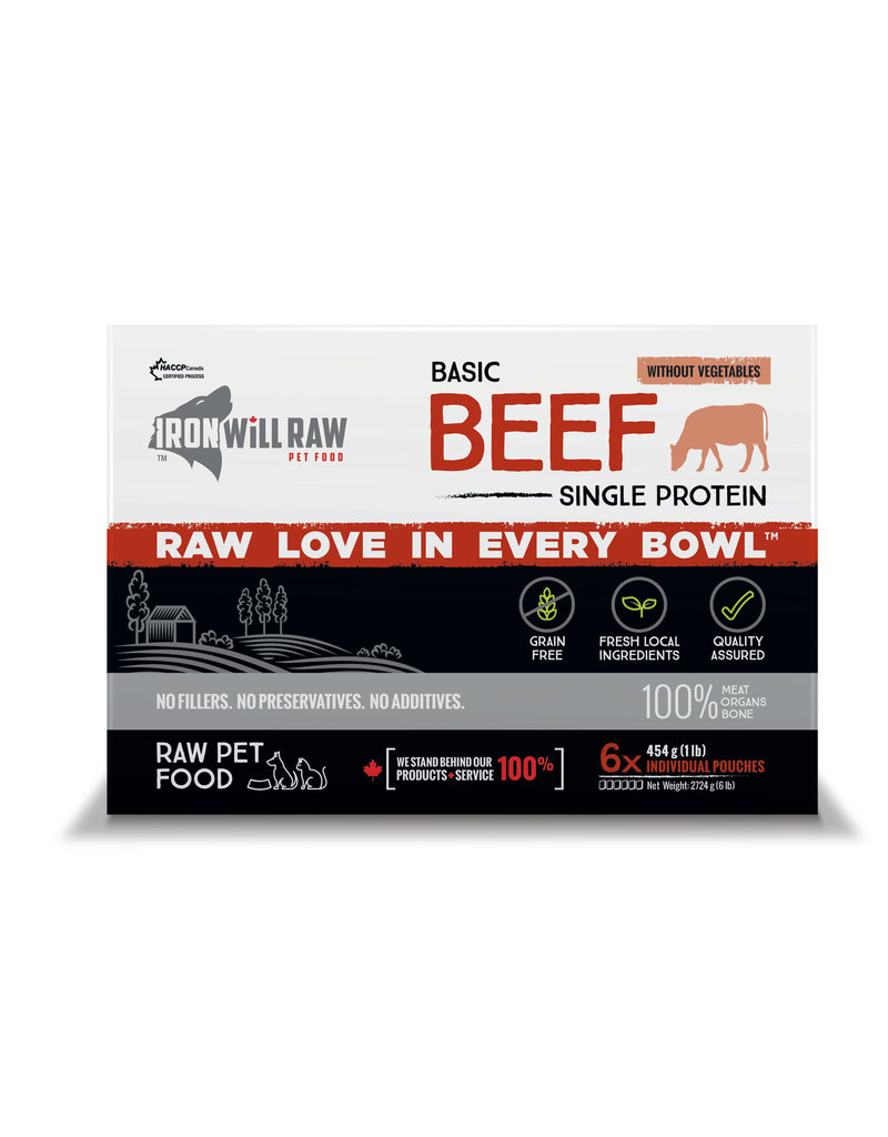 Iron Will Nothing But Beef 6lb Box (6 x 1lb)