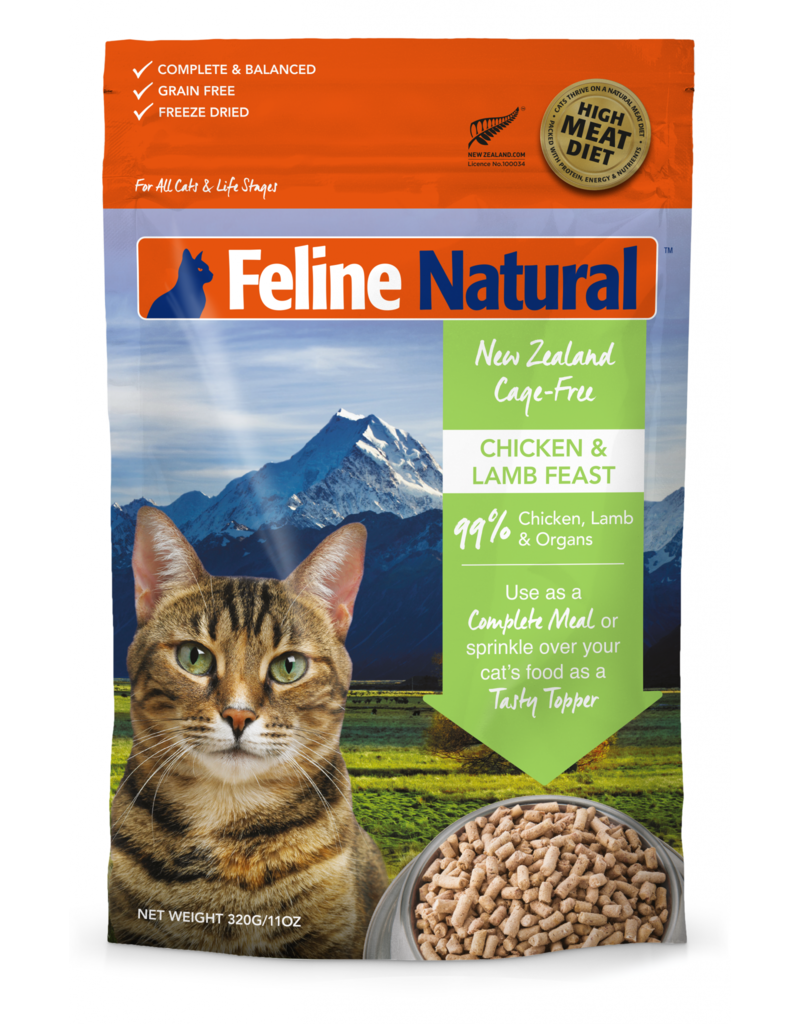 Feline Natural Chicken & Lamb Freeze Dried 320g