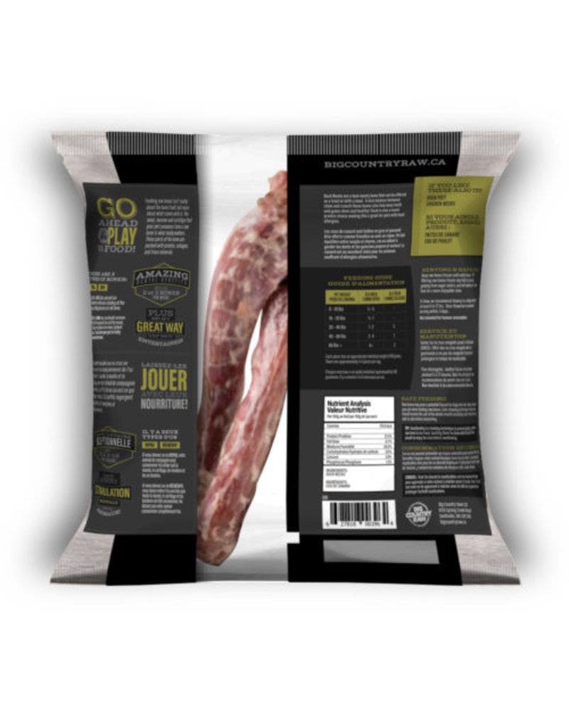 Big Country Raw Duck Necks 1lb