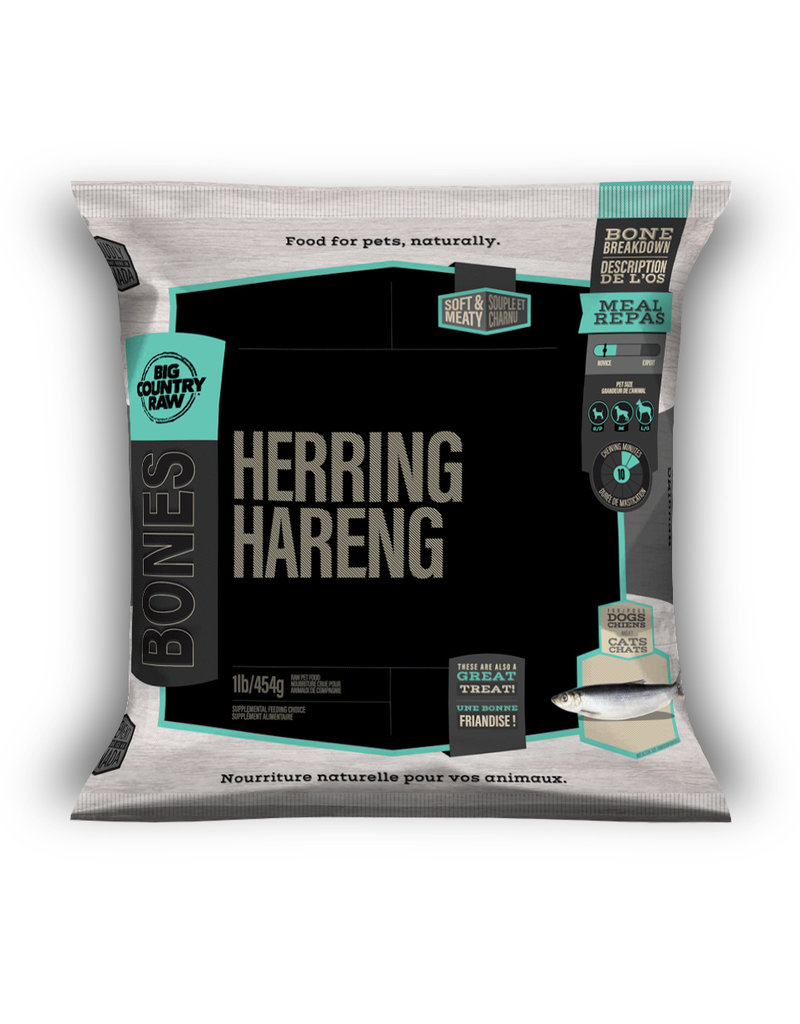 Big Country Raw Whole Herring 1lb