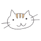 drawing of a cat