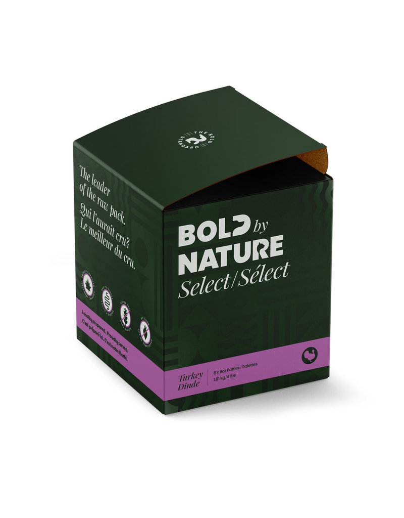 Bold By Nature Select Turkey 4 lb - 8x 8 oz Patties