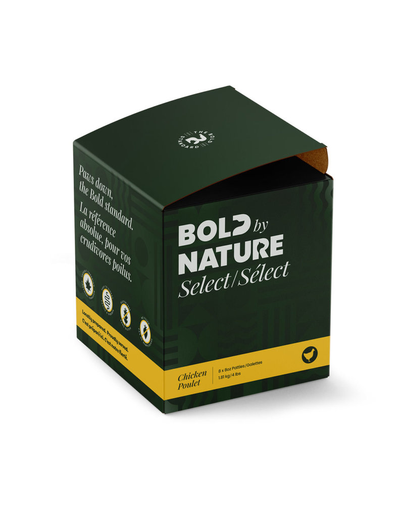 Bold By Nature Select Chicken 4 lb - 8x 8 oz Patties