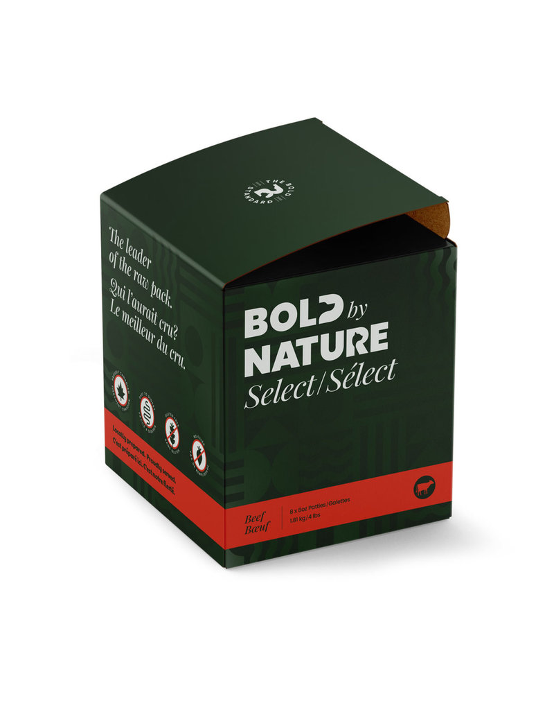 Bold By Nature Select Beef 4 lb - 8x 8 oz Patties