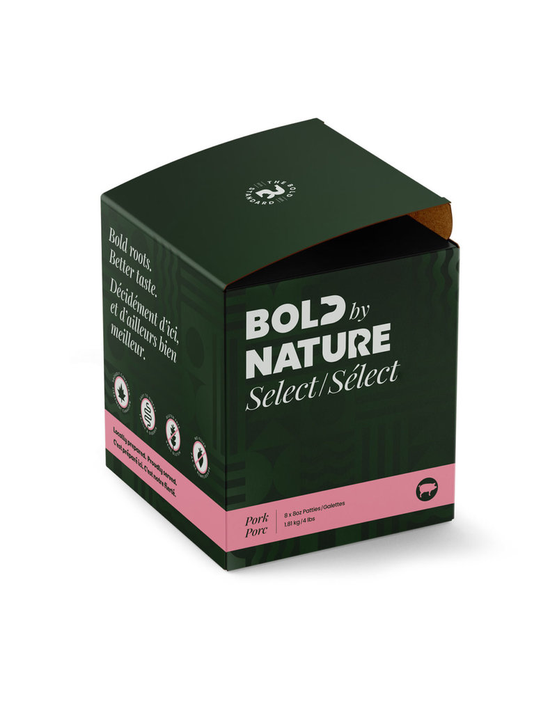 Bold By Nature Select Pork 4lb Patties (8 x 8oz)