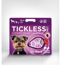 Tickless Ultrasonic Tick Flea Repeller Pink