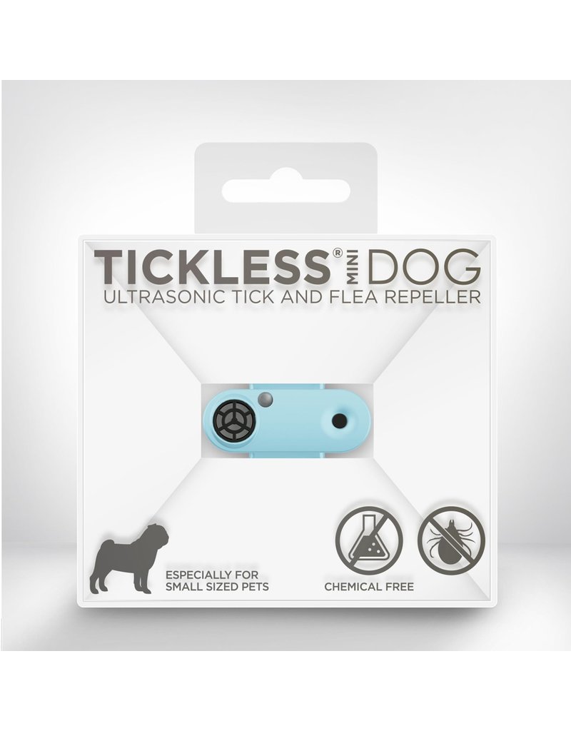 Tickless Ultrasonic Mini Rechargeable Tick Flea Repeller Baby Blue