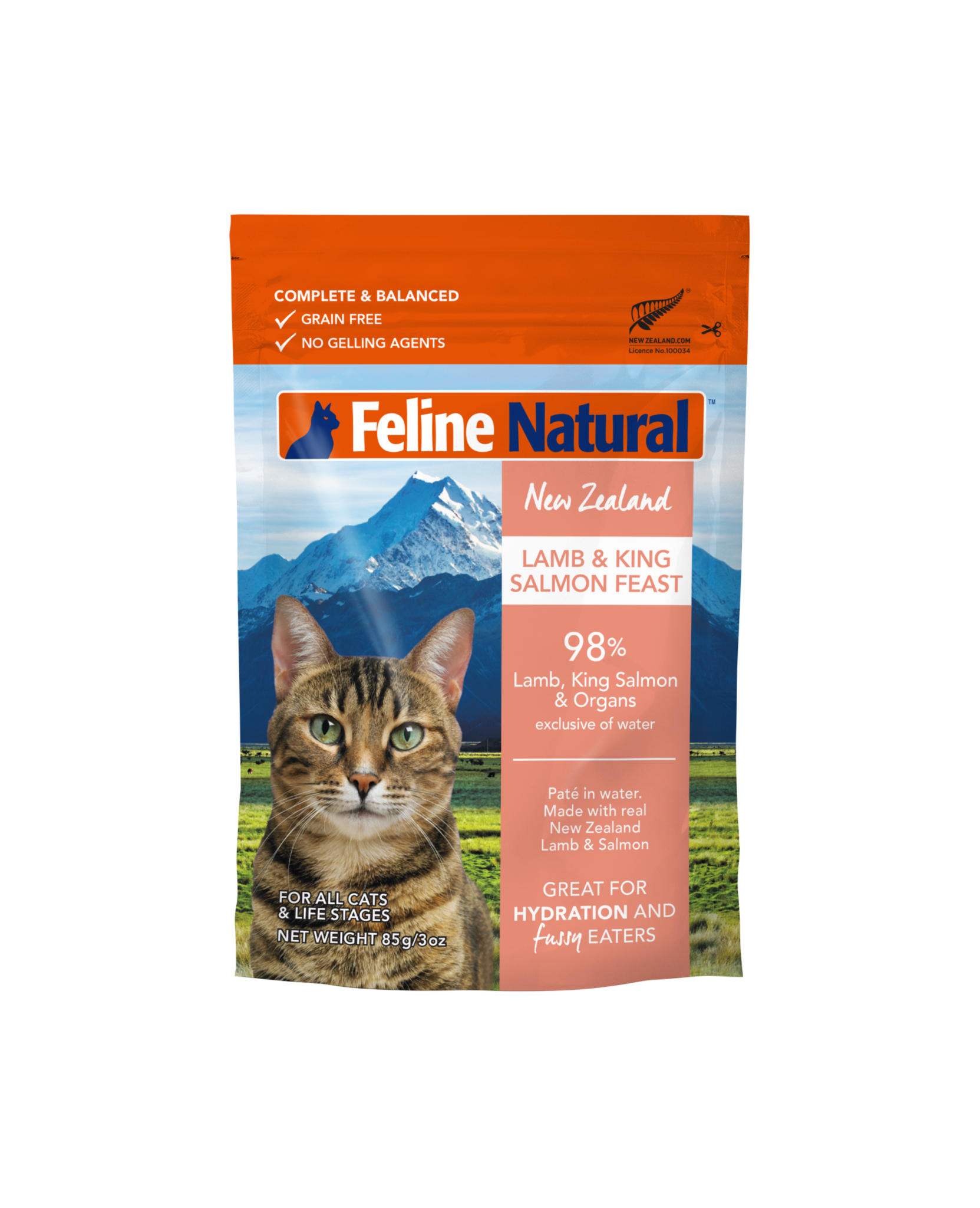 LAMB & KING SALMON 3OZ POUCH - Back To The Bone