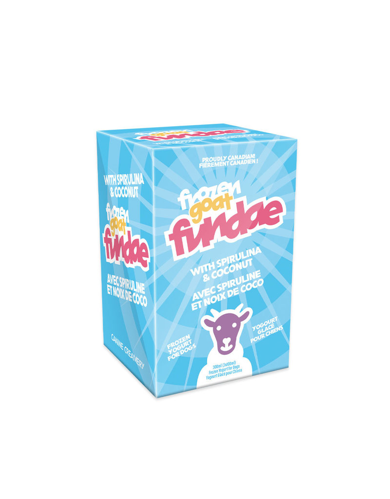Canine Creamery Fundae Fro-Go Yogurts (Spirulina & Coconut) 3 x 100ml