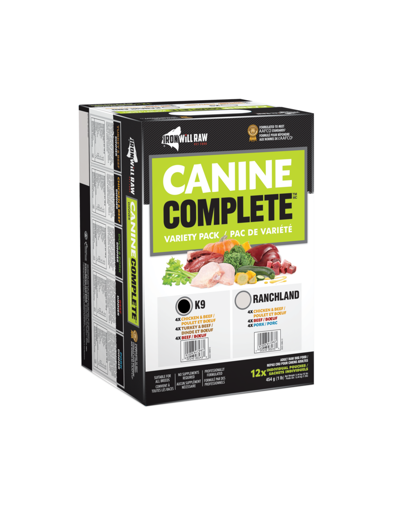 Iron Will Complete K9 Buffet 12lb Box (12 x 1lb)