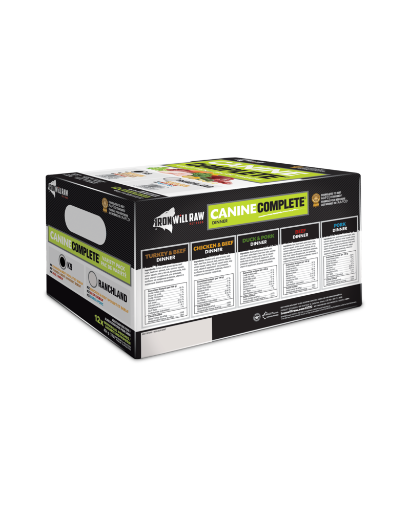 Iron Will Complete K9 Buffet 12lb Box (12 x 1lb)