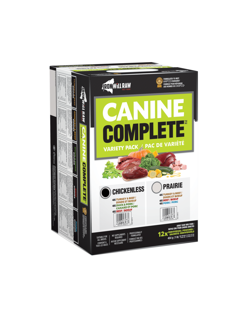 Iron Will Complete Chickenless Feast 12lb Box (12 x 1lb)