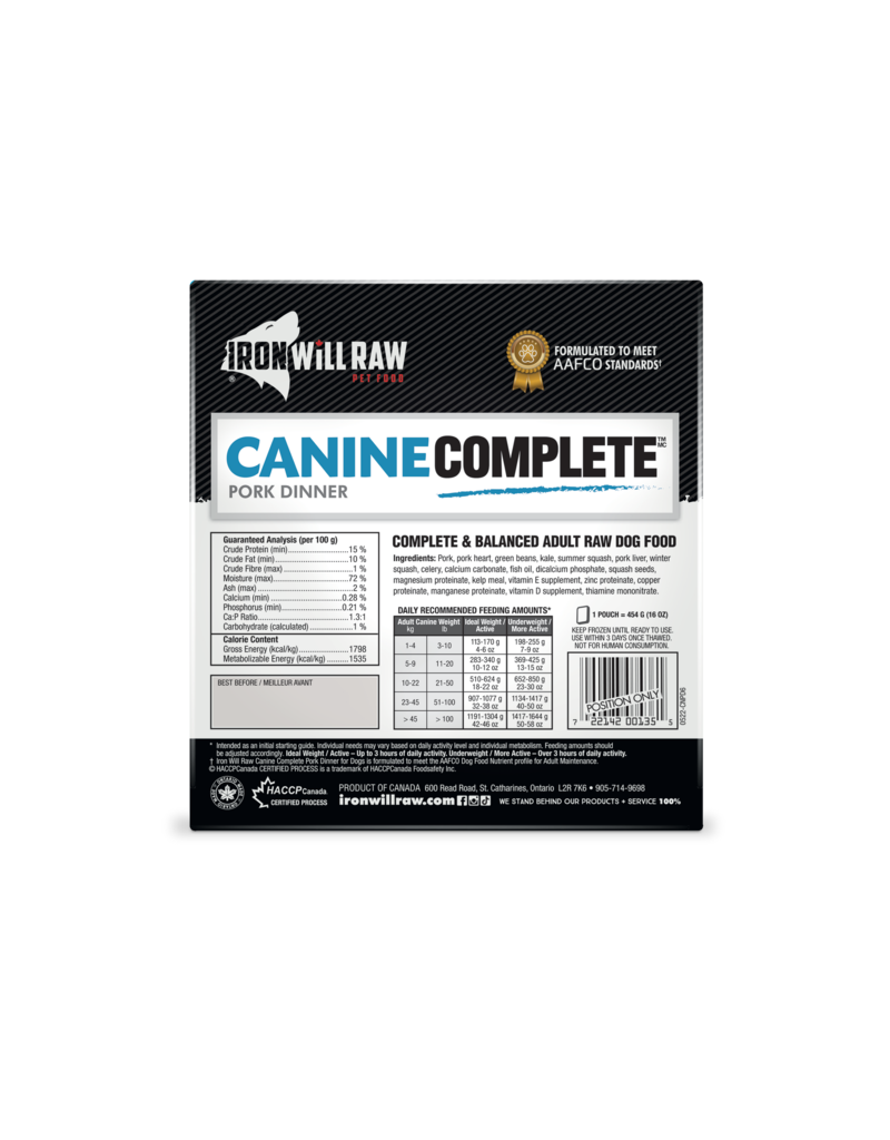 Iron Will Complete Pork Single Protein