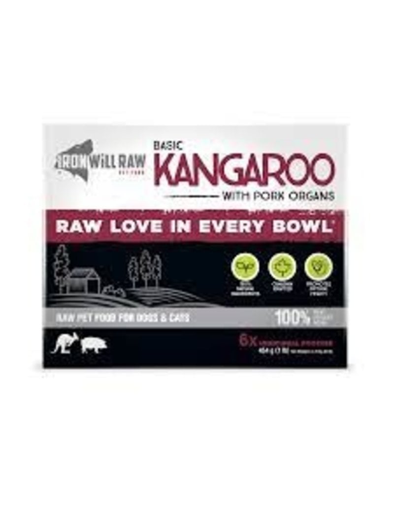 Iron Will Basic Kangaroo w/ Pork 6lb Box (6 x 1lb)