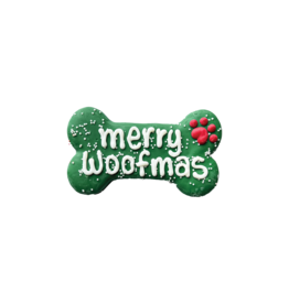 Merry Woofmas 6" Bone Cookie