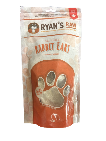 Dehydrated Rabbit Ear (65g) – Just Raw Pet Food