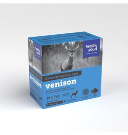 Healthy Paws Canine Complete Venison Dinner 8lb (16 x 8oz)