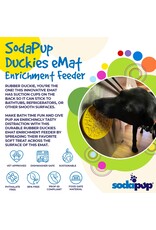 SodaPup eMat w/ Suction Cups - Duckies - Yellow