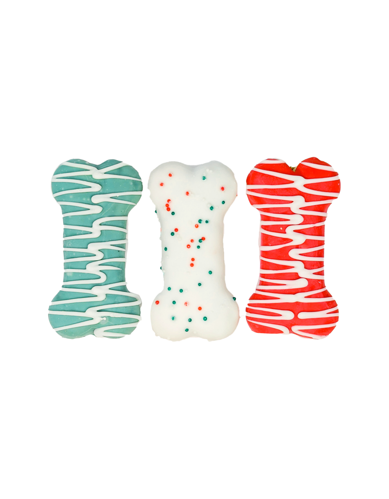 3" Holiday Dipped Bone Cookie