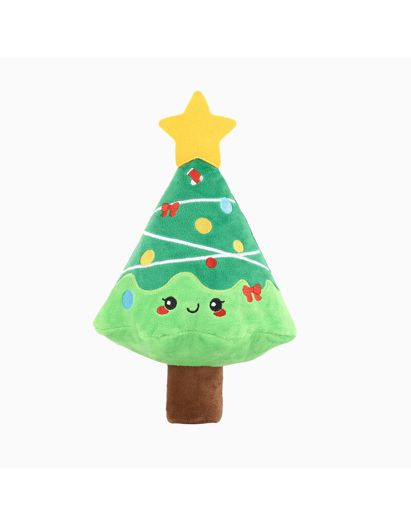 Hugsmart Fuzzy Friends Christmas Tree Dog Toy