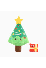 Hugsmart Fuzzy Friends Christmas Tree Dog Toy
