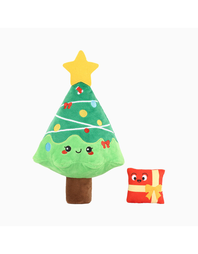 Hugsmart Fuzzy Friends Christmas Tree Dog Toy