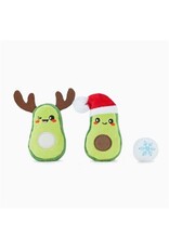 Hugsmart Holiday Feline - Avocado Christmas 3pk