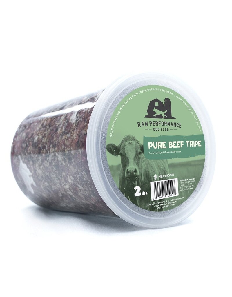 Raw Performance Pure Beef Tripe 2 lb Tub