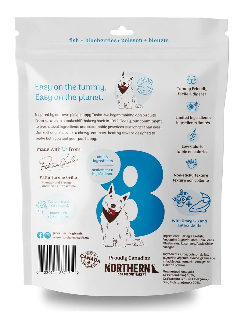 Northern Fish & Blueberries Softies 170g